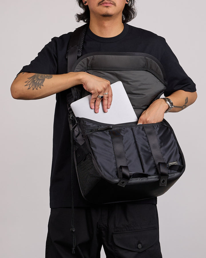 Porter Bounce Messenger Bag Black