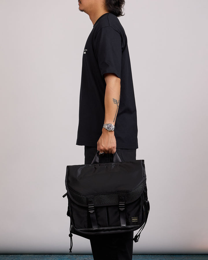 Porter Bounce Messenger Bag Black