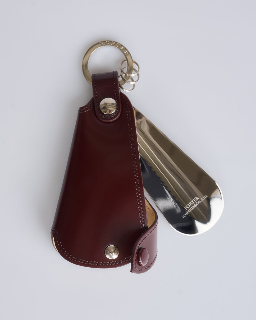 Porter Counter Key Holder & Shoe Horn Brown