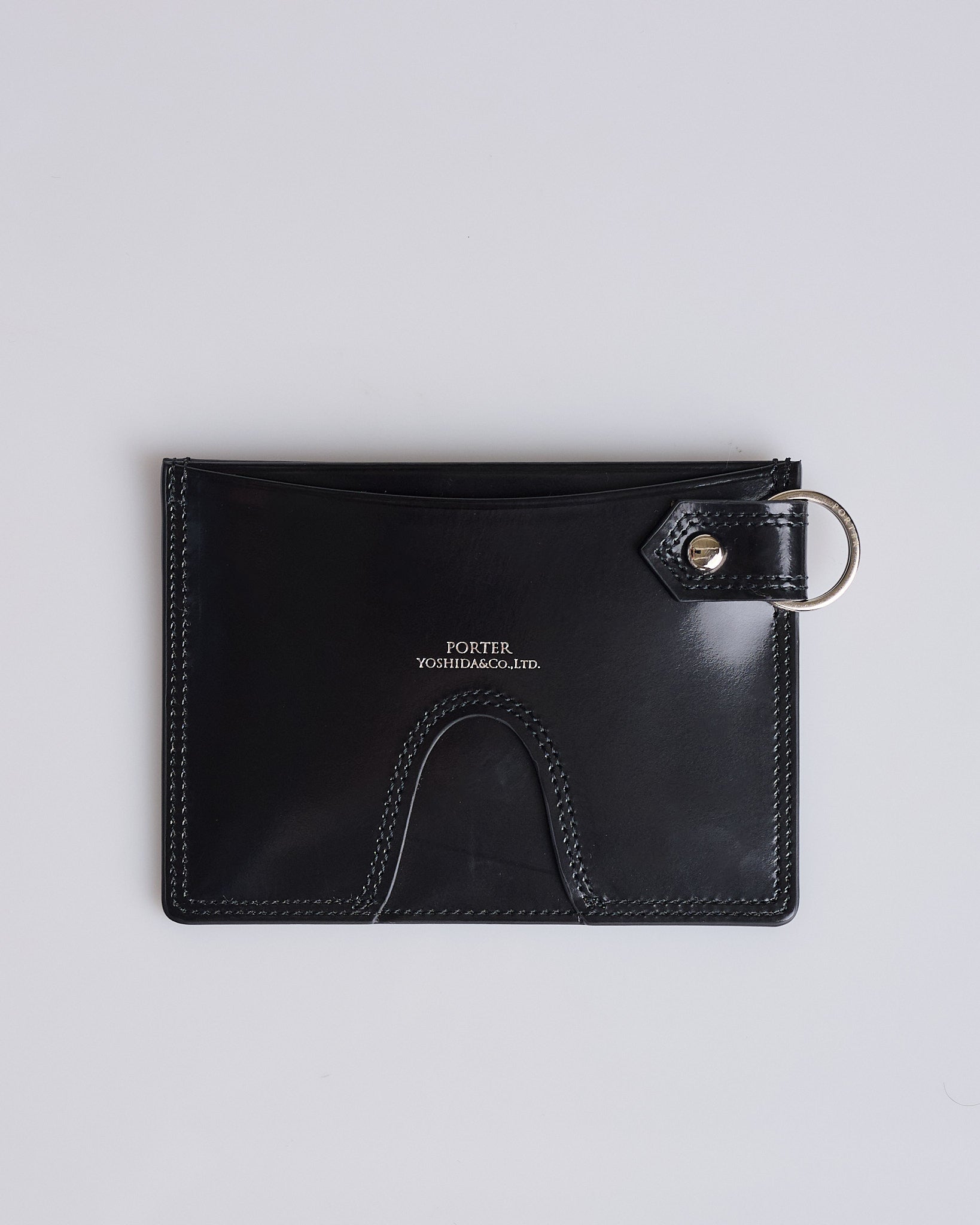 Porter Counter Pass Case Card Wallet Black – LESS 17