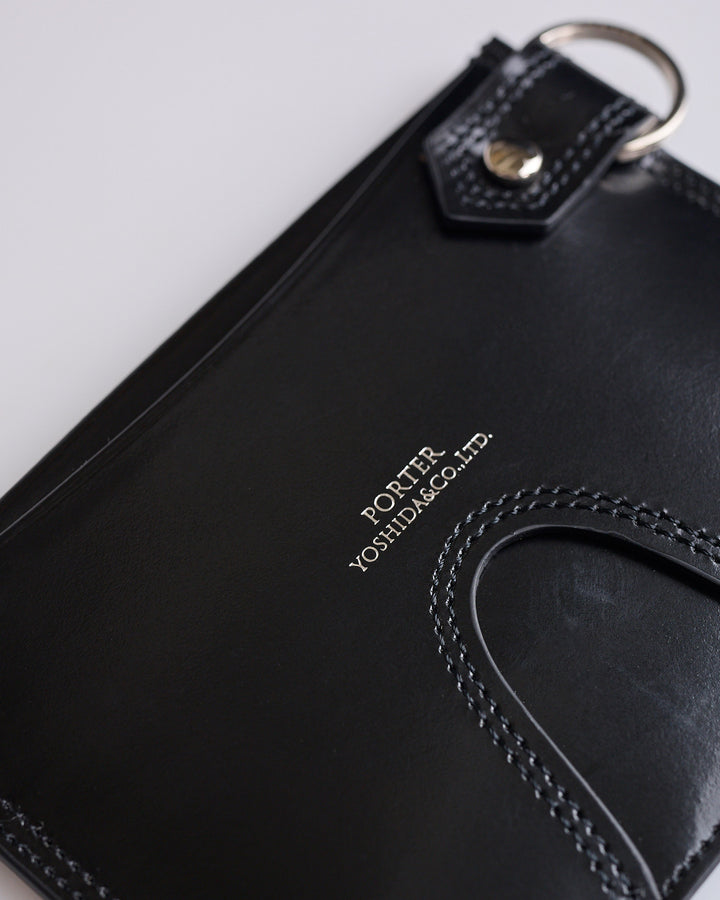 Porter Counter Pass Case Card Wallet Black