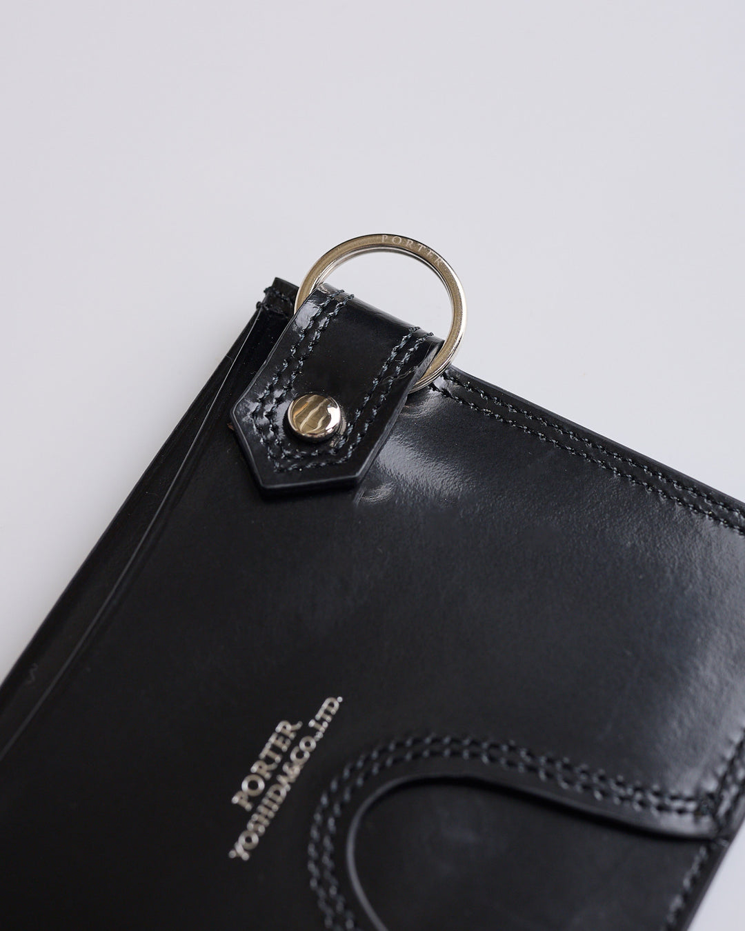 Porter Counter Pass Case Card Wallet Black