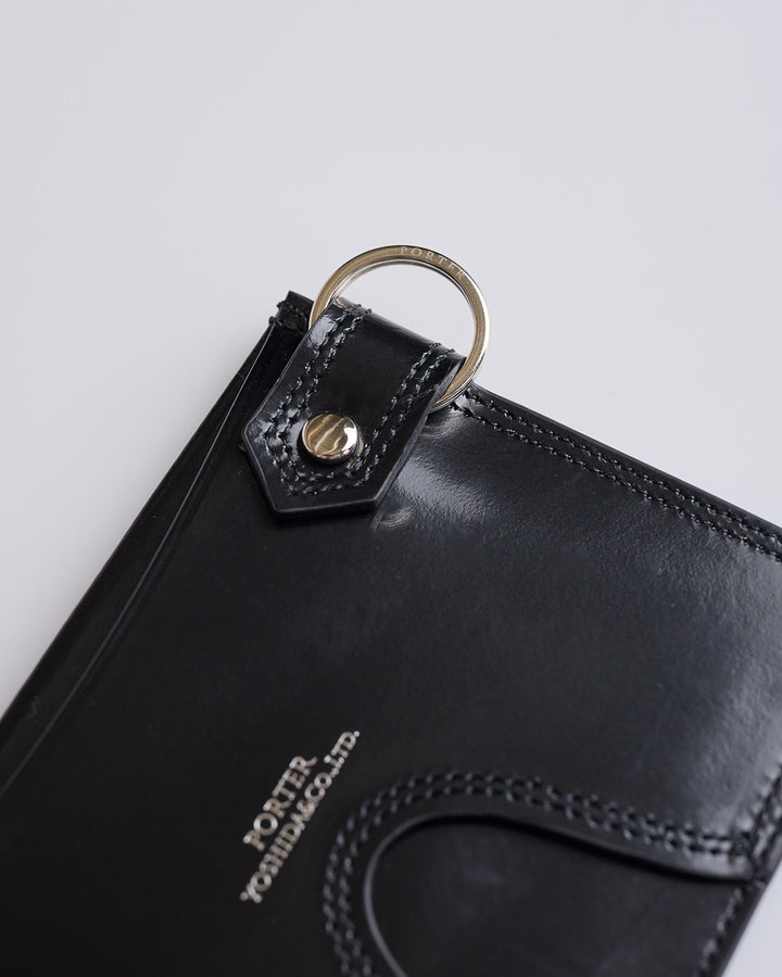 Porter Counter Pass Case Card Wallet Black
