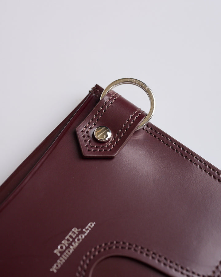 Porter Counter Pass Case Card Wallet Brown