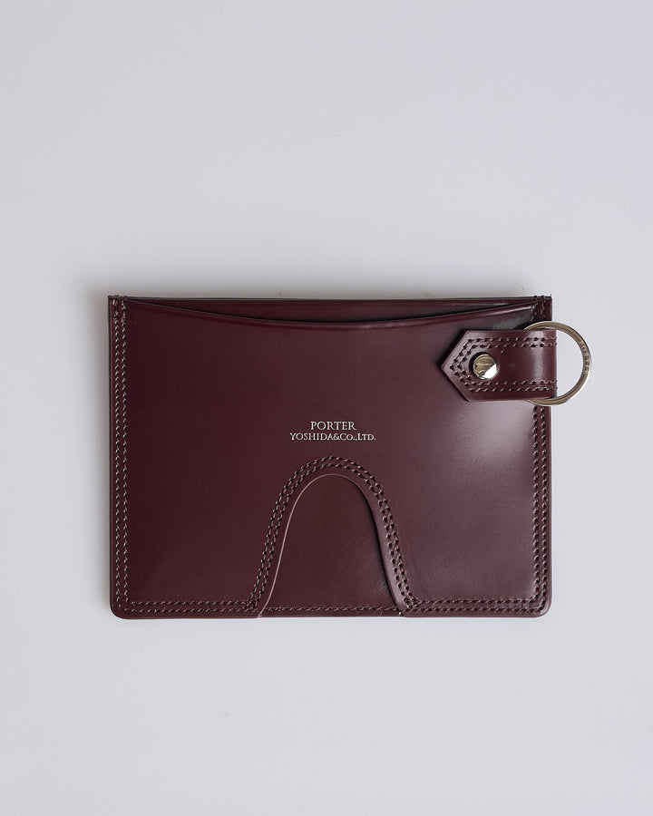 Porter Counter Pass Case Card Wallet Brown