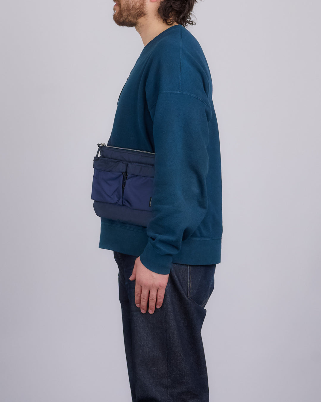 Porter Force Shoulder Bag Navy