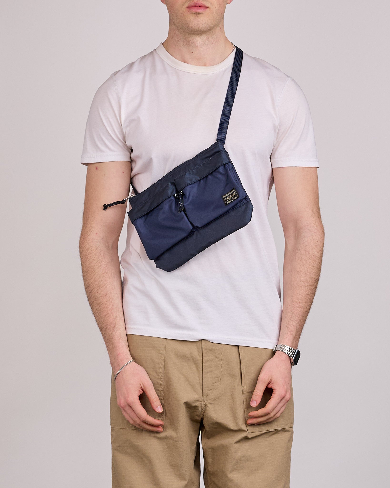 Porter Force Shoulder Bag Navy – LESS 17