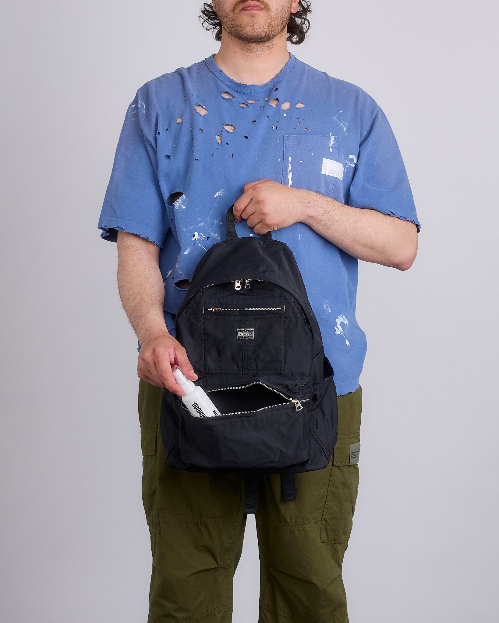 Porter Mile Daypack Black – LESS 17