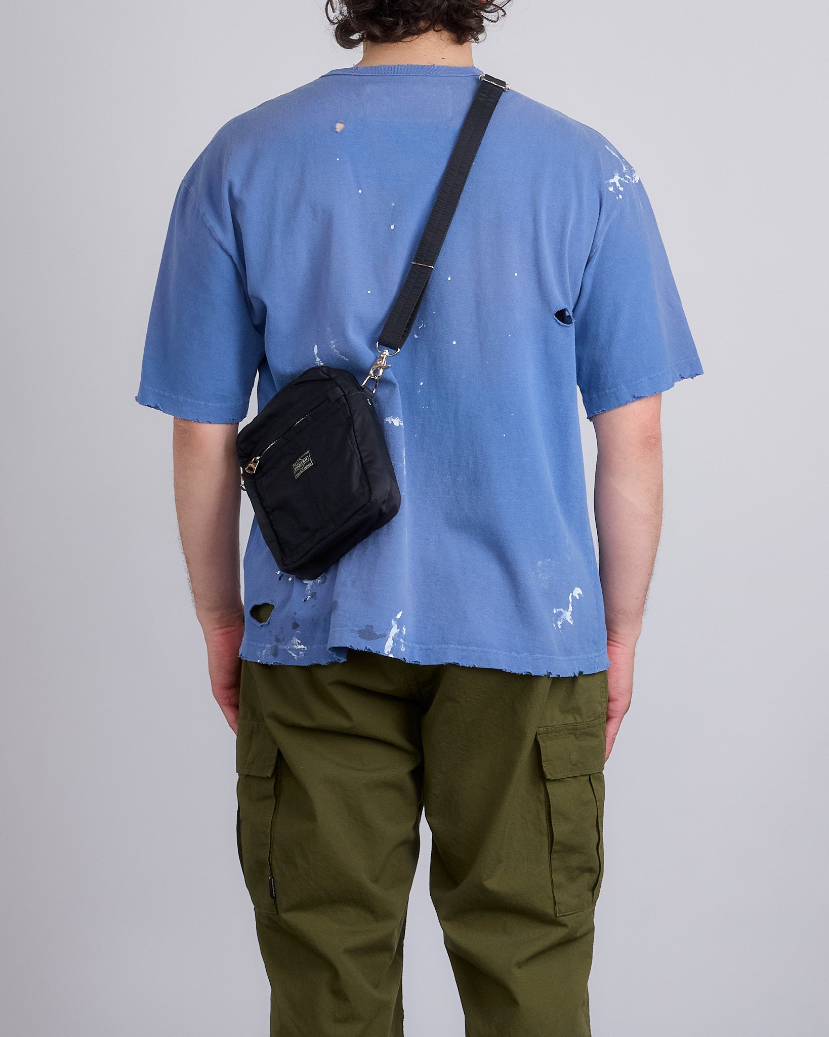 Porter Mile Vertical Shoulder Bag Black – LESS 17