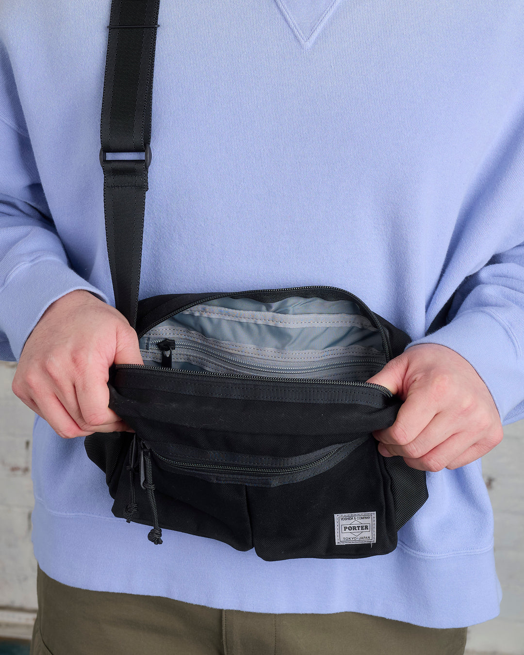 Porter Switch Shoulder Bag (S) Black