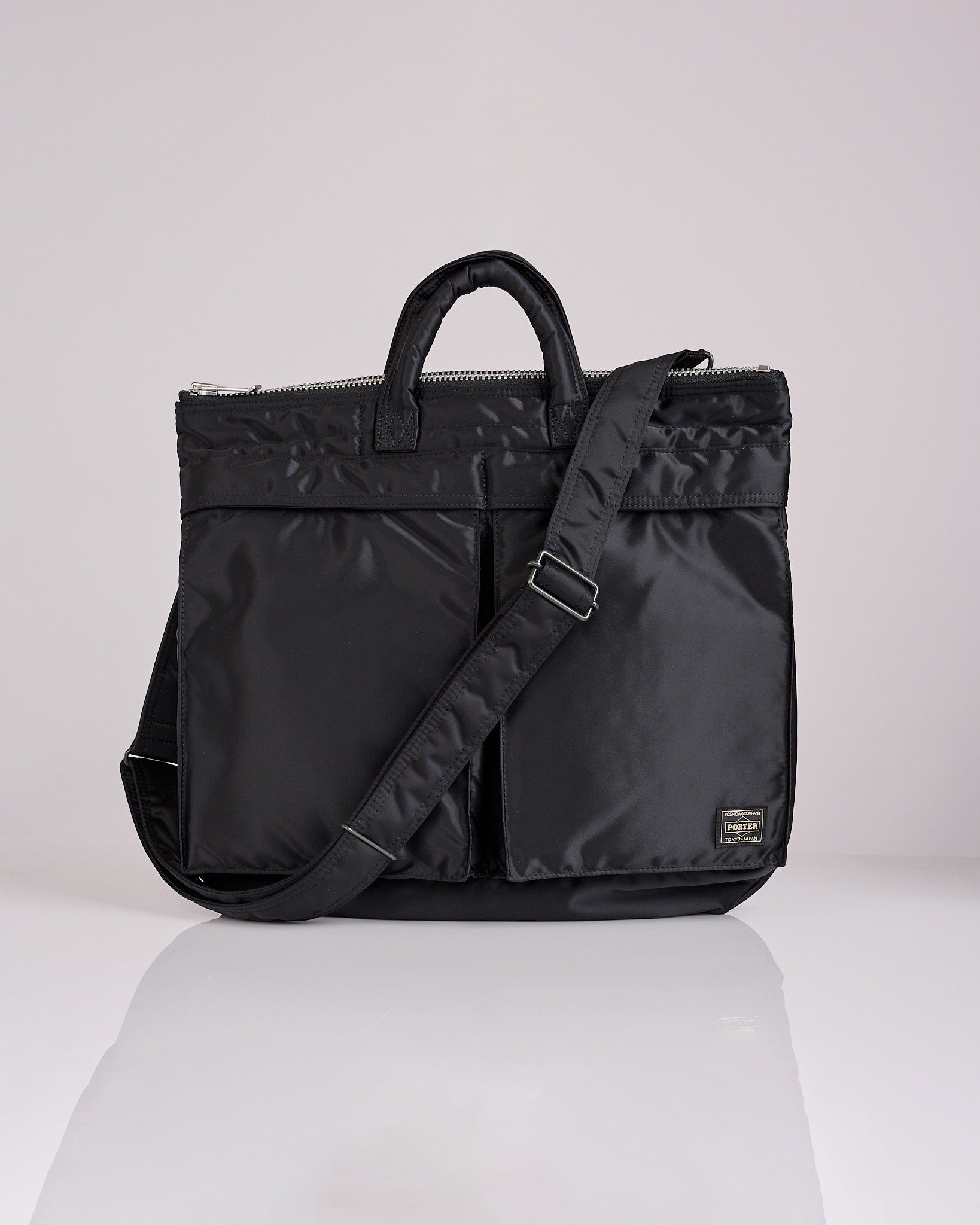 Porter Tanker Helmet Bag Black – LESS 17