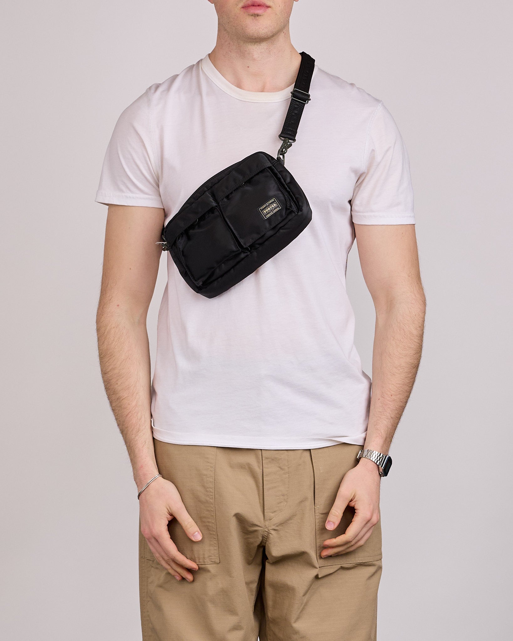 Porter Tanker Sling Bag Black – LESS 17