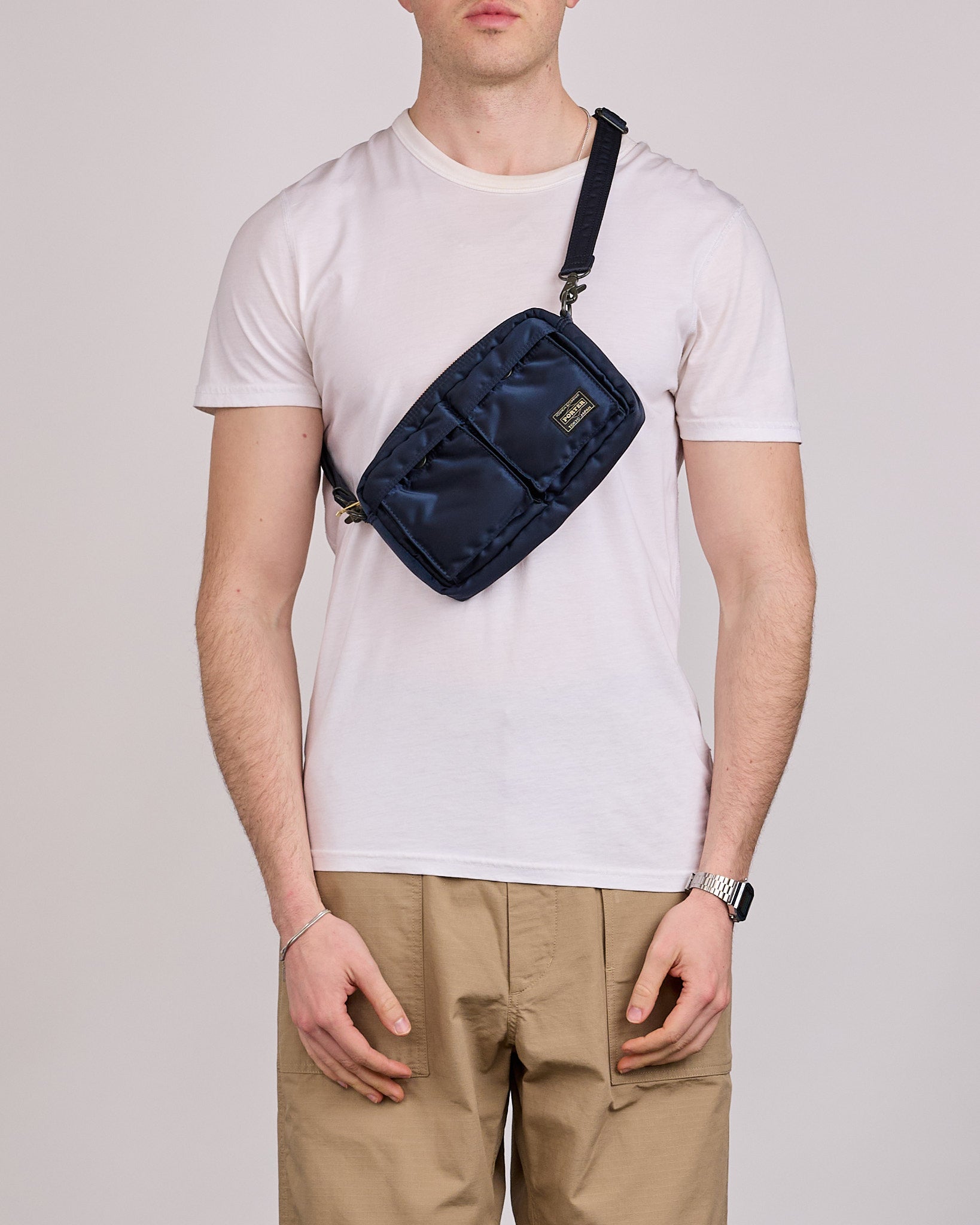 Porter Tanker Sling Bag Iron Blue – LESS 17