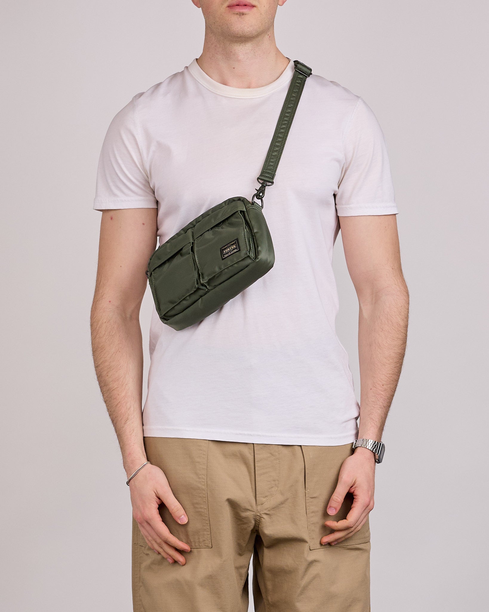 PORTER / TANKER SLING BAG セージグリーン Porter Tanker Sling Bag Sage Green – LESS 17