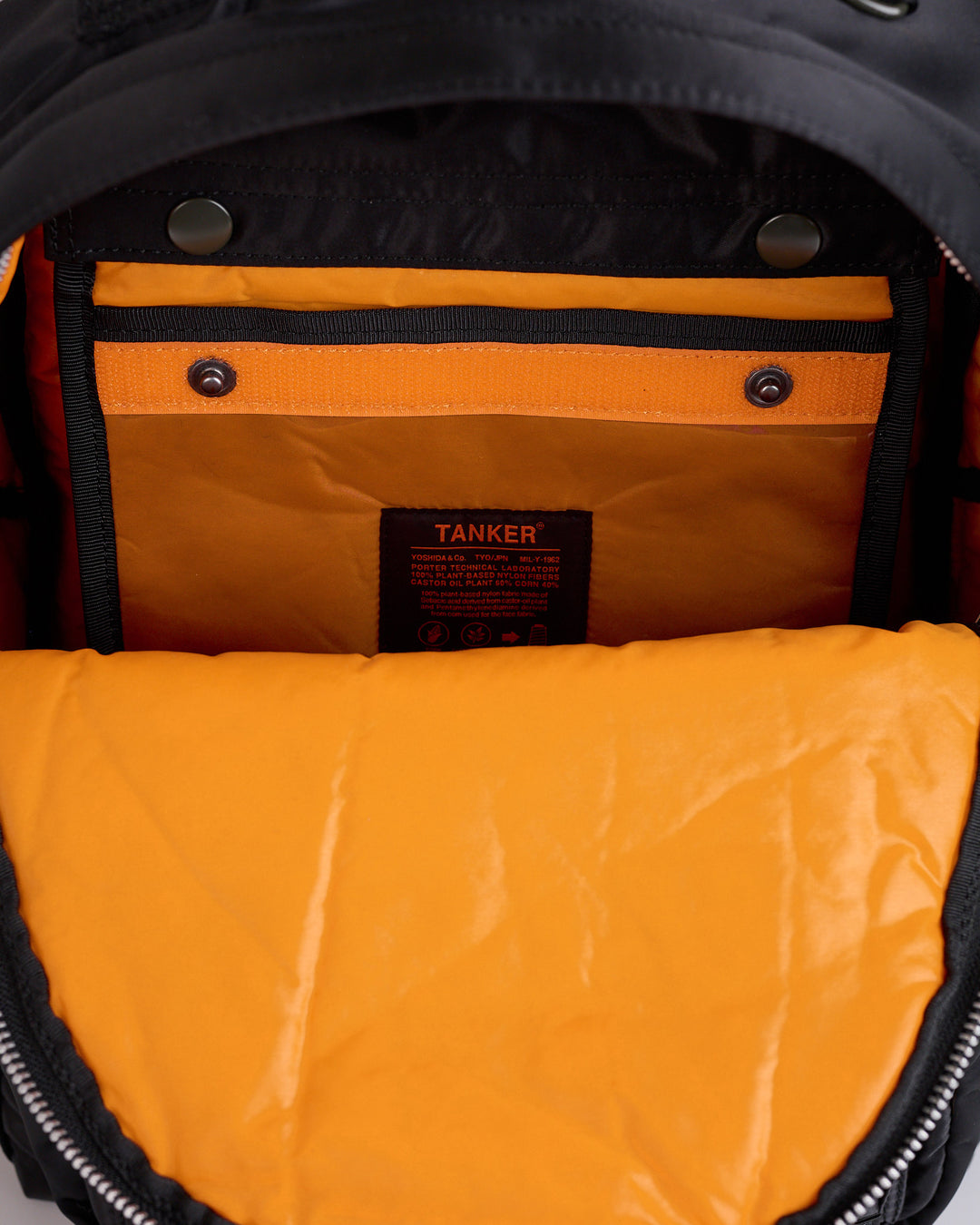 Porter Tanker Zip Front Pocket Daypack Black