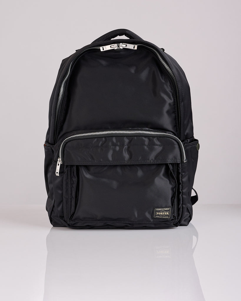 Porter Tanker Zip Front Pocket Daypack Black – LESS 17
