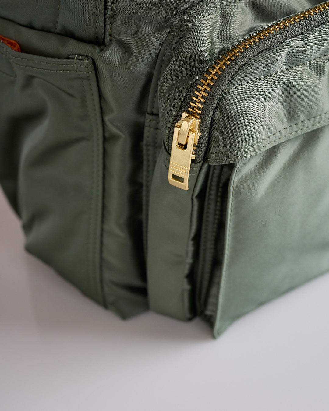 Porter Tanker Zip Front Pocket Daypack Sage Green