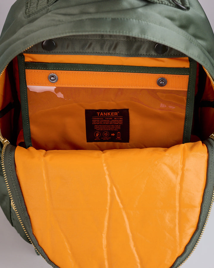 Porter Tanker Zip Front Pocket Daypack Sage Green