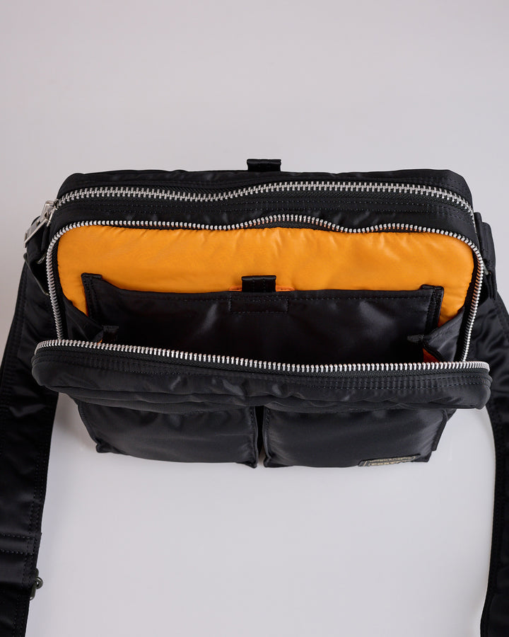 Porter Tanker Zip Sling Bag Black