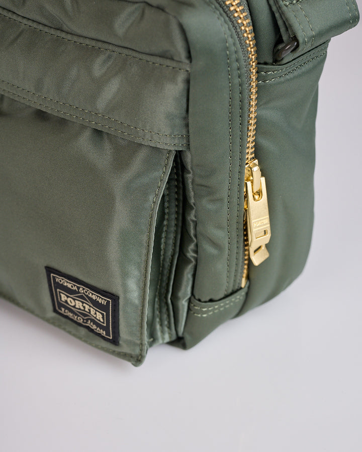 Porter Tanker Zip Sling Bag Sage Green