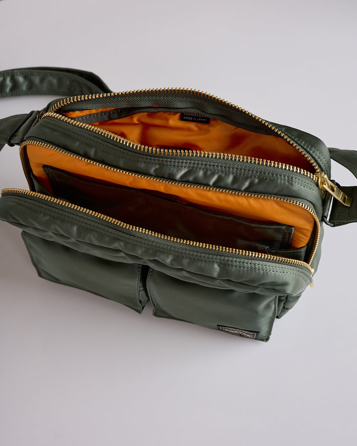 Porter Tanker Zip Sling Bag Sage Green
