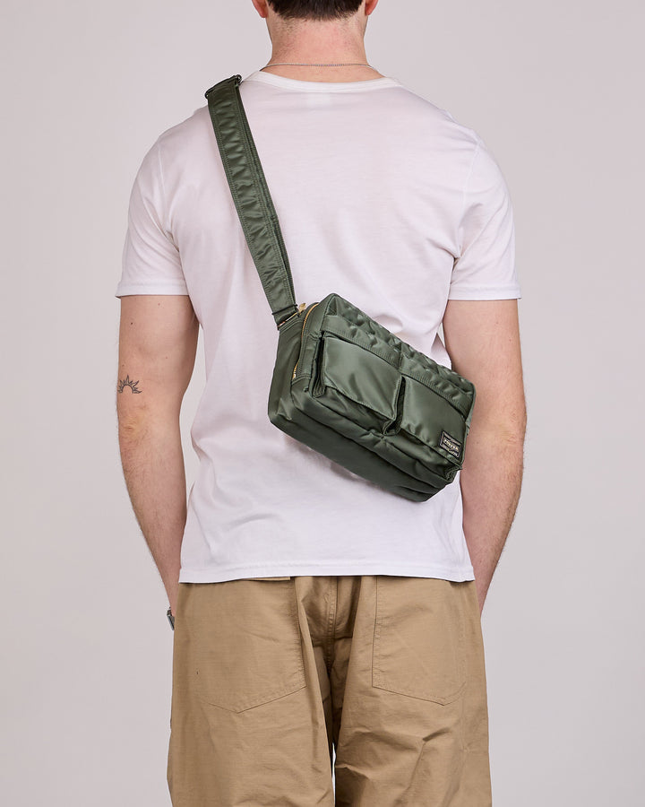 Porter Tanker Zip Sling Bag Sage Green