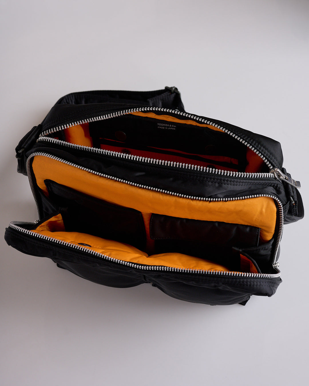 Porter Tanker Zip Sling Bag (L) Black