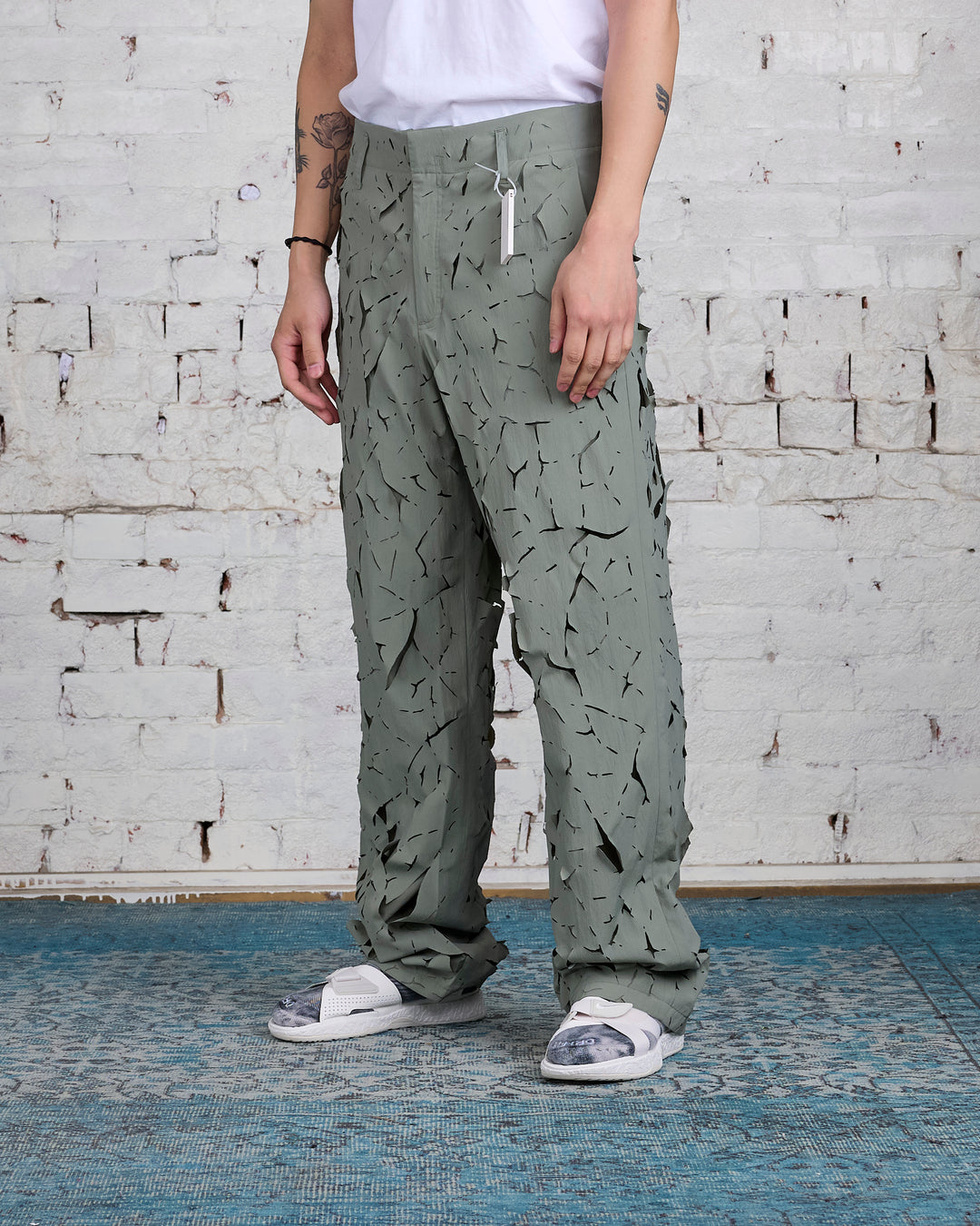 POST ARCHIVE FACTION (PAF) 6.0 Trousers Left Olive Green