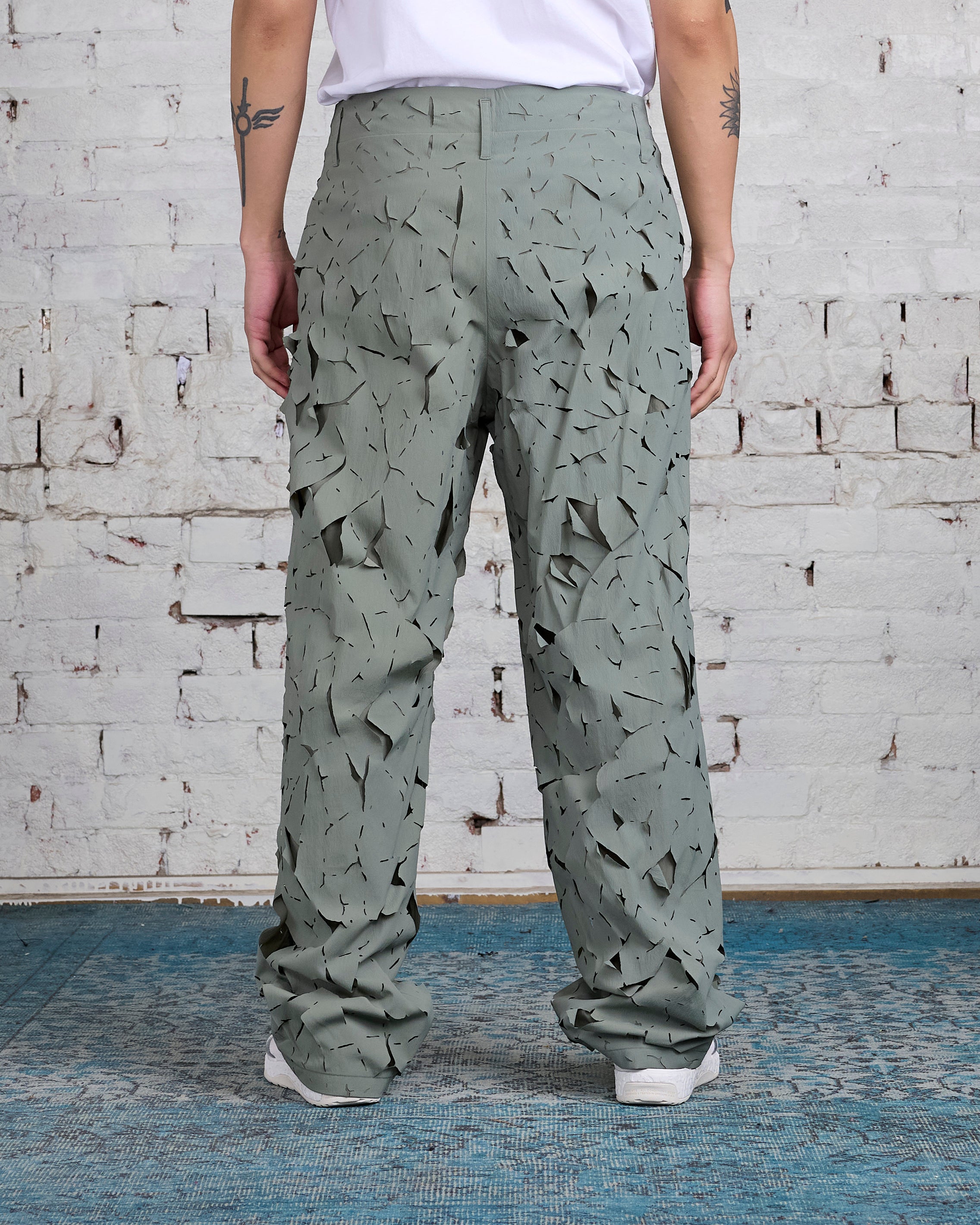 POST ARCHIVE FACTION (PAF) 6.0 Trousers Left Olive Green POST ARCHIVE FACTION (PAF) 6.0 Trousers Left Olive Green
