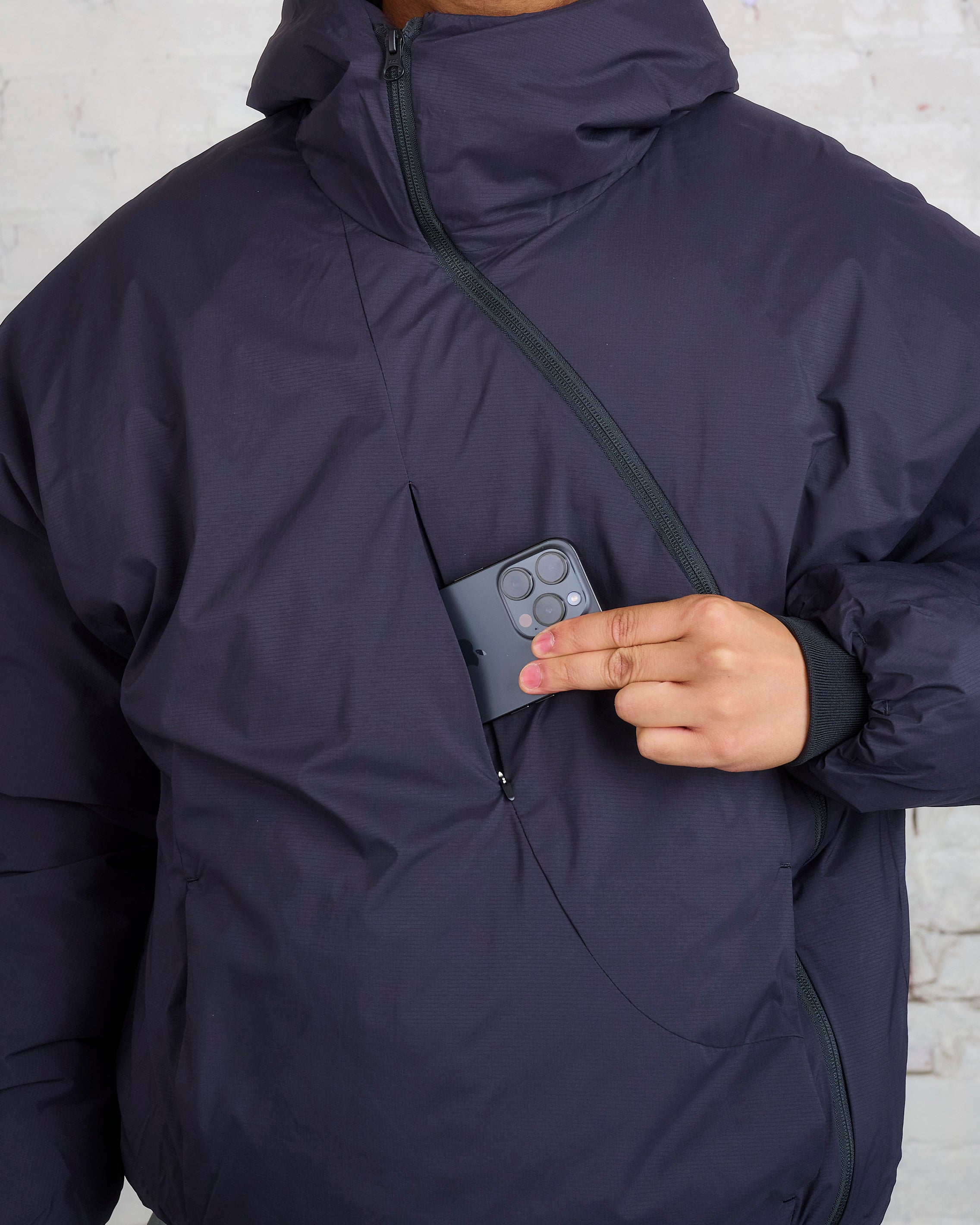 POST ARCHIVE FACTION (PAF) 5.1 Down Center Jacket Black