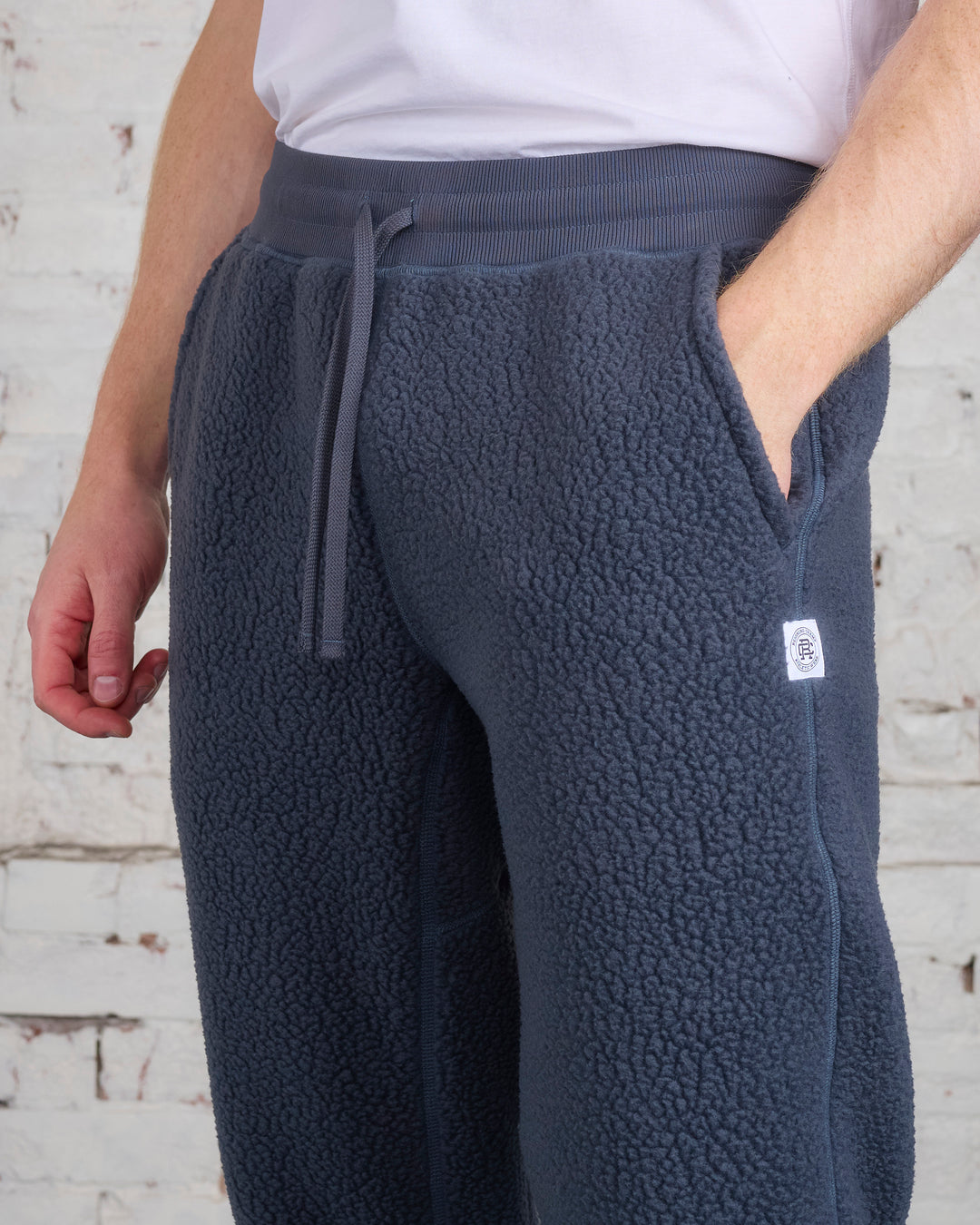 Reigning Champ Polartec Shearling Jogger Pant Midnight