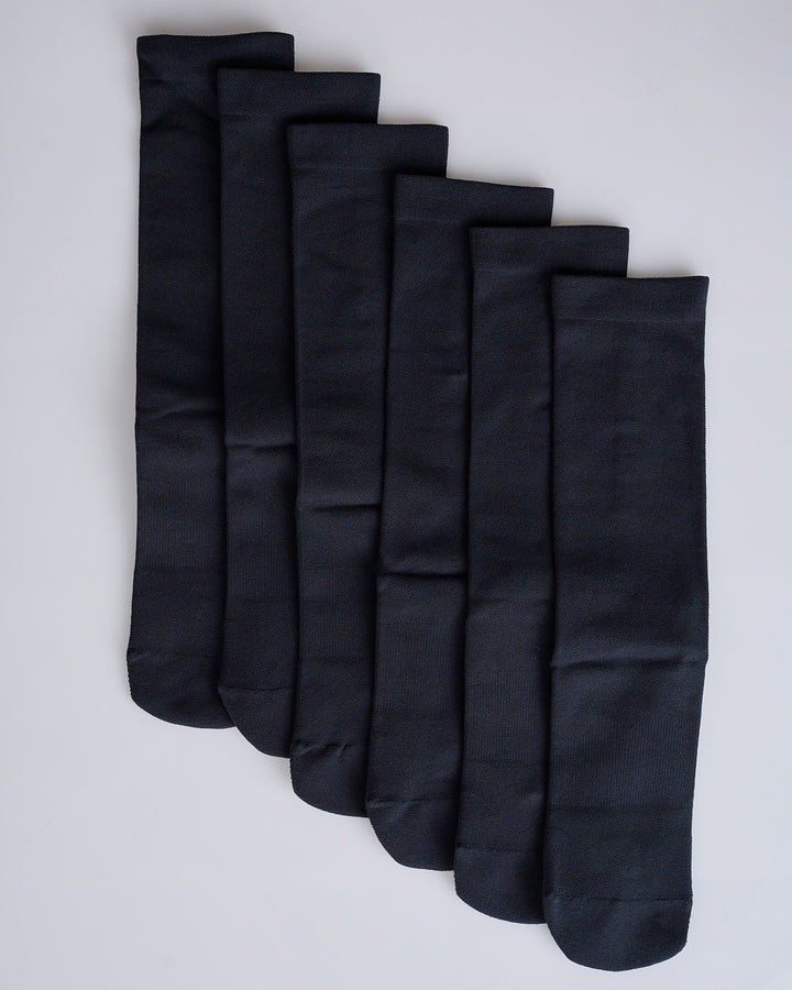 Reigning Champ 3-Pack Knit Tab Speed Sock Black