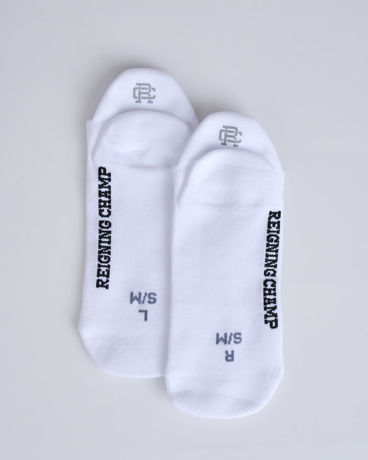Reigning Champ Knit Tab Speed Sock White