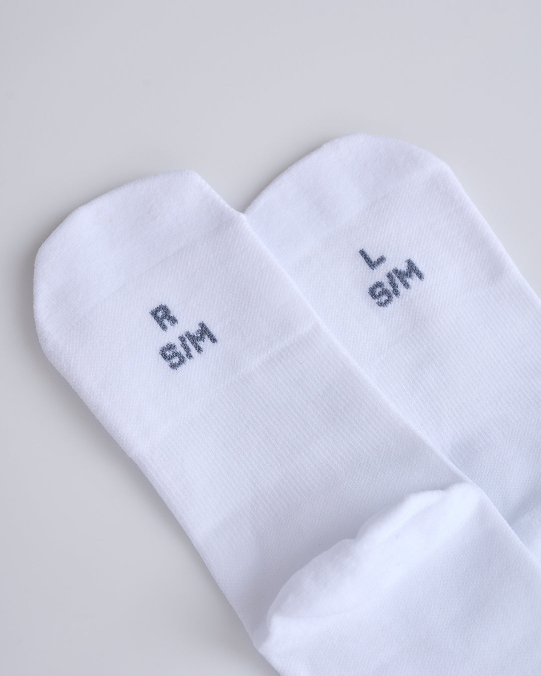 Reigning Champ Knit Tab Crew Sock White