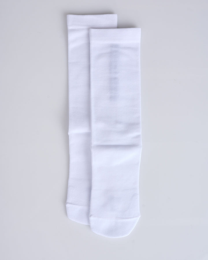 Reigning Champ Knit Tab Crew Sock White