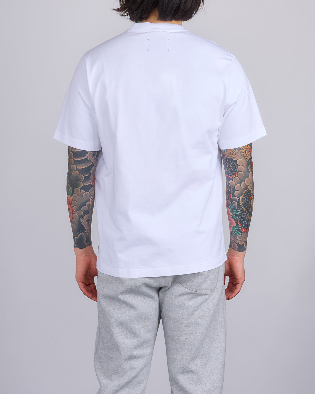 Reigning Champ Midweight Arch Logo T-Shirt White