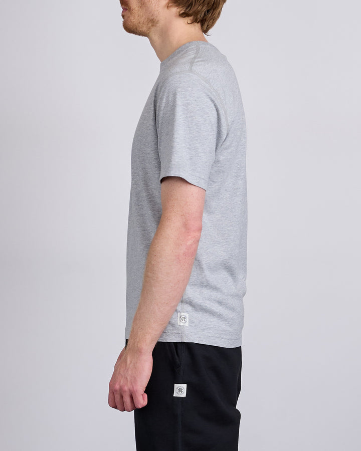 Reigning Champ Core Lightweight Jersey T-Shirt Heather Grey