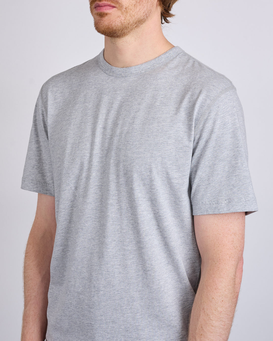 Reigning Champ Core Lightweight Jersey T-Shirt Heather Grey