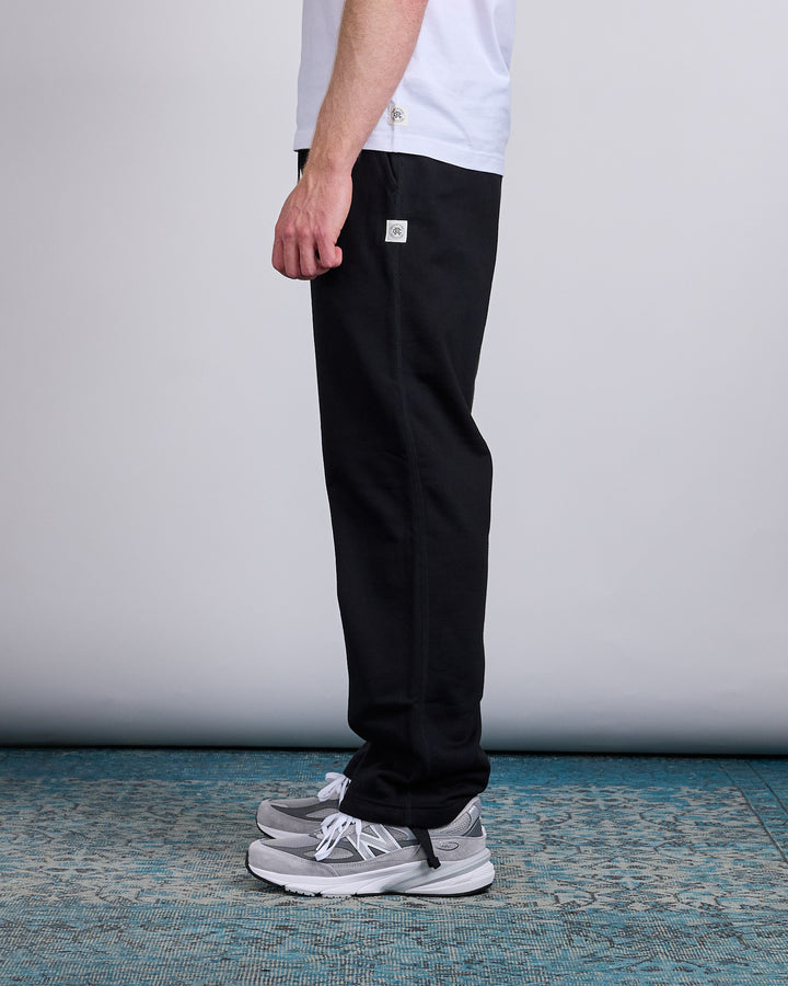 Reigning Champ Core Midweight Terry Relaxed Sweatpant Black