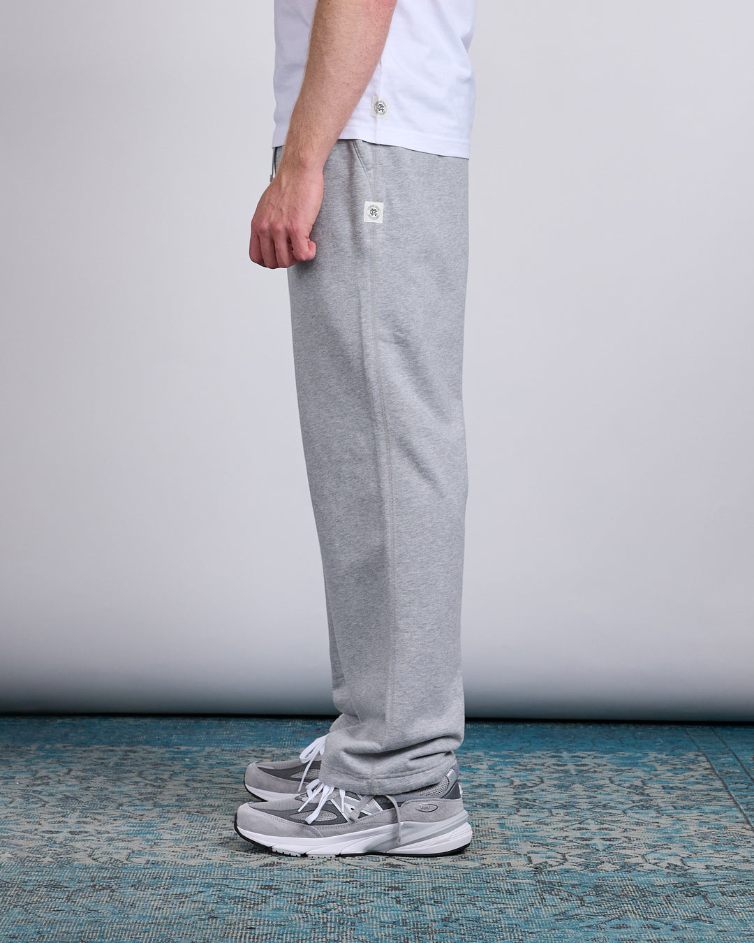 Reigning Champ Core Midweight Terry Relaxed Sweatpant Heather Grey