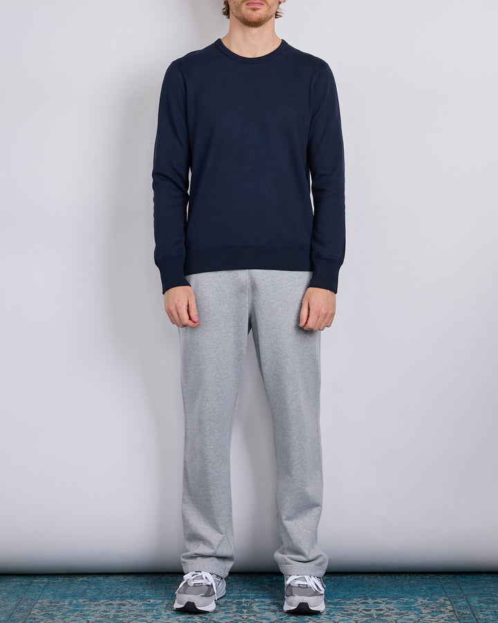 Reigning Champ Core Midweight Terry Slim Crewneck Navy