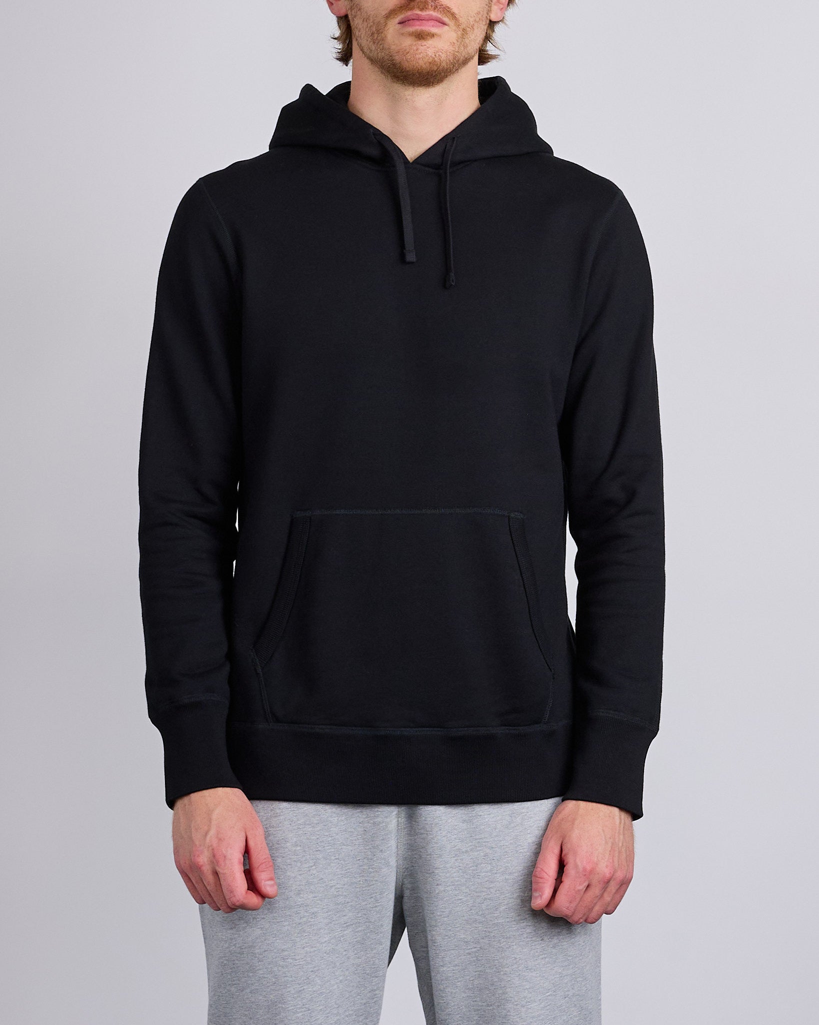 Reigning Champ Core Midweight Terry Slim Hoodie Black – LESS 17