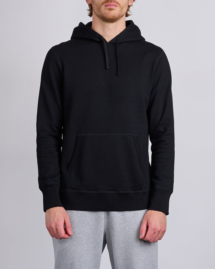 Reigning Champ Core Midweight Terry Slim Hoodie Black