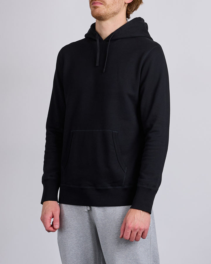 Reigning Champ Core Midweight Terry Slim Hoodie Black