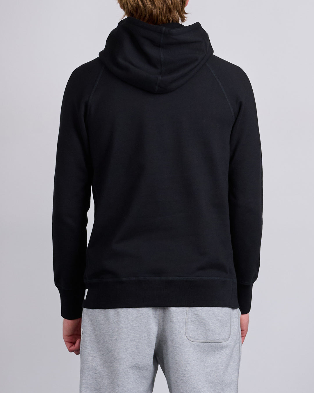 Reigning Champ Core Midweight Terry Slim Hoodie Black