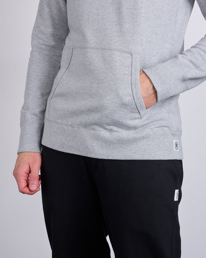 Reigning Champ Core Midweight Terry Slim Hoodie Heather Grey