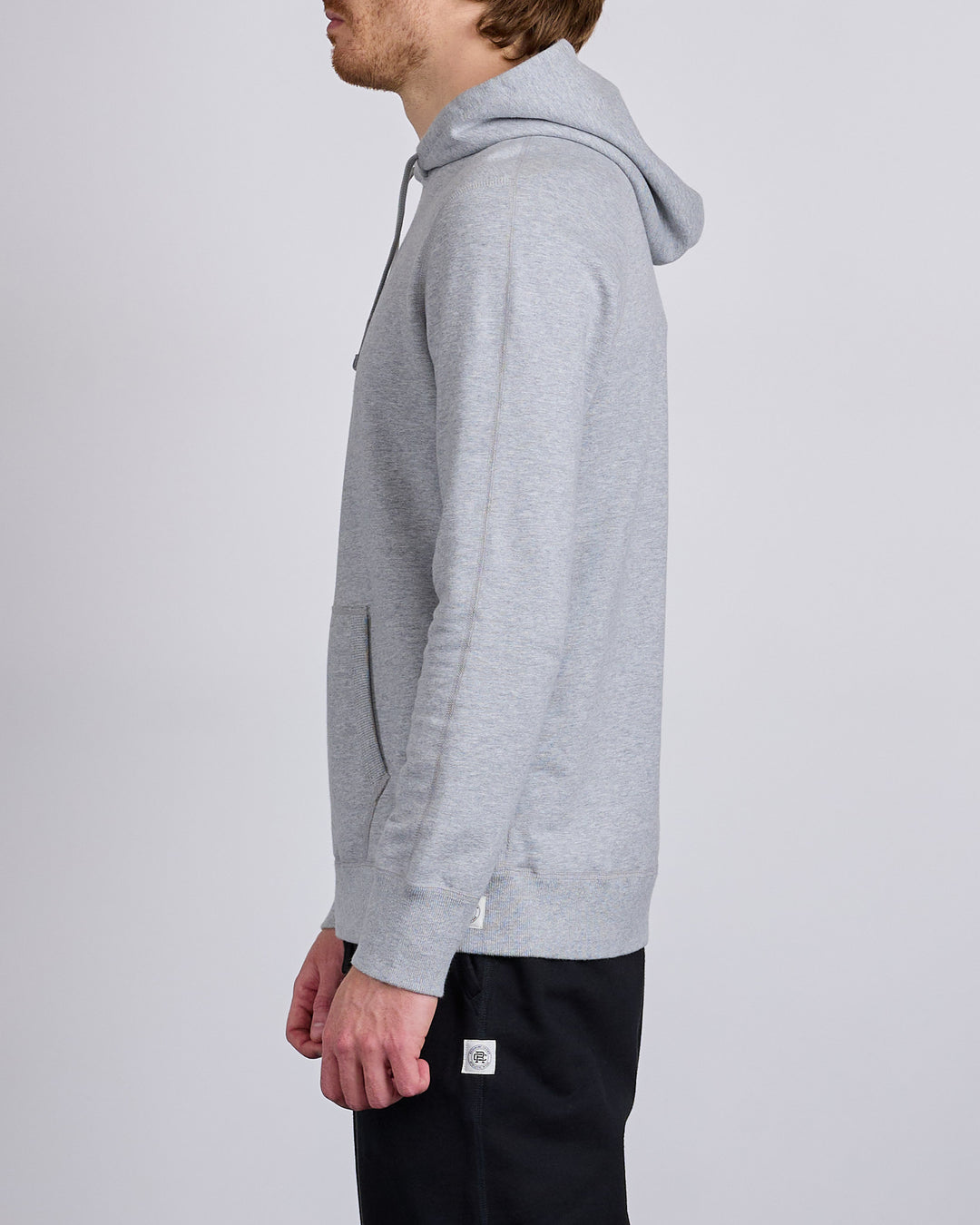 Reigning Champ Core Midweight Terry Slim Hoodie Heather Grey