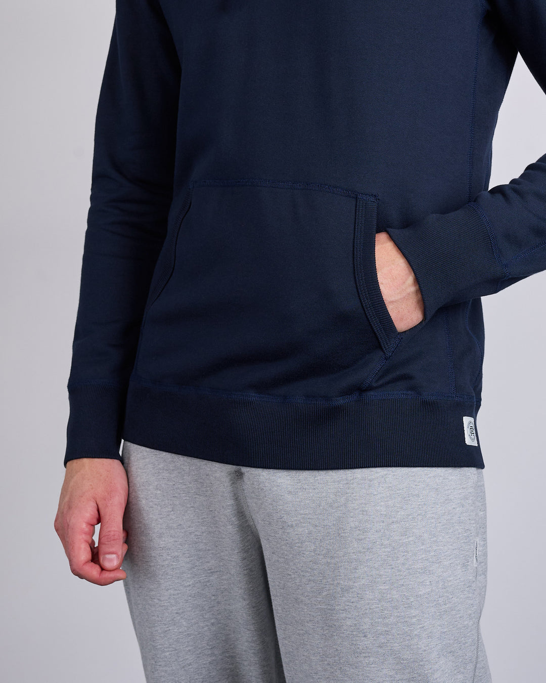 Reigning Champ Core Midweight Terry Slim Hoodie Navy