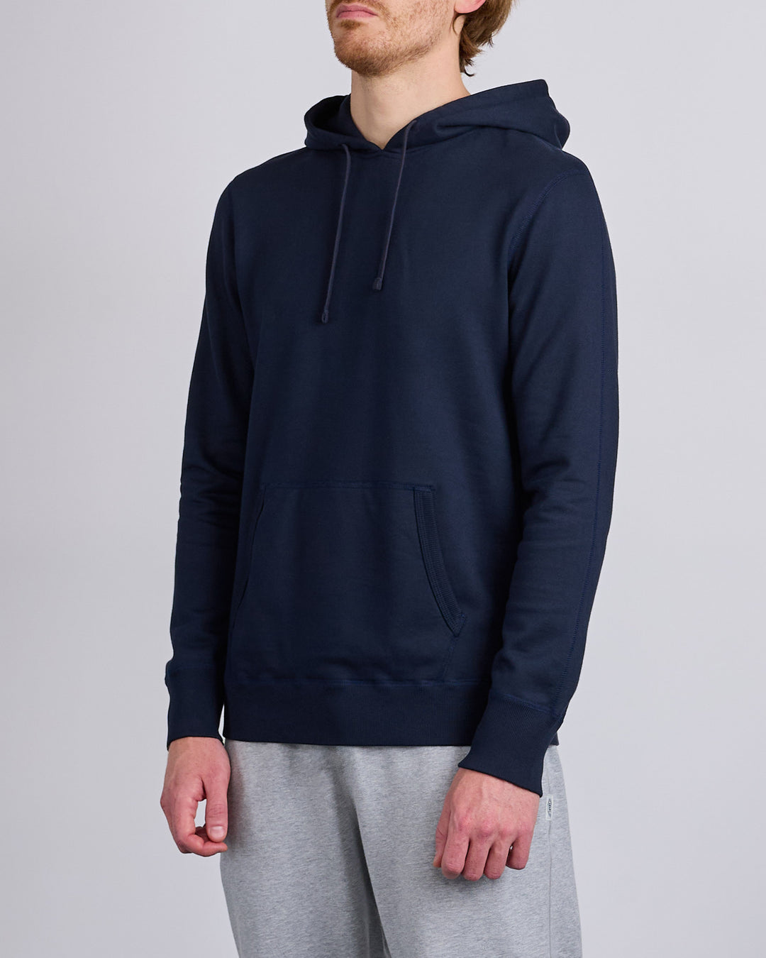 Reigning Champ Core Midweight Terry Slim Hoodie Navy