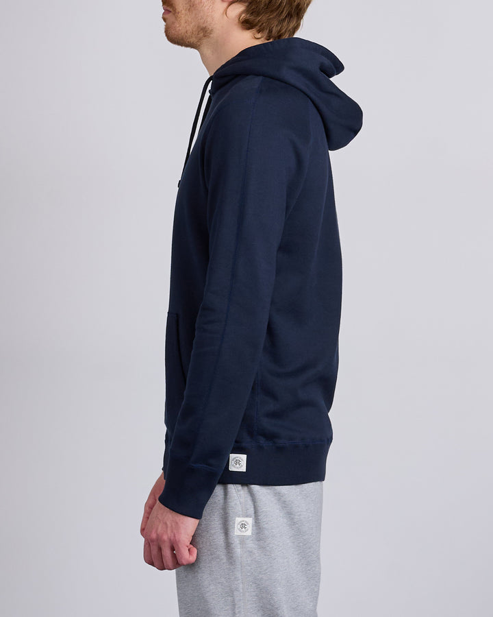 Reigning Champ Core Midweight Terry Slim Hoodie Navy
